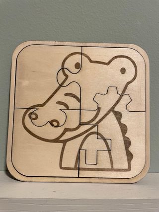Puzzle in legno per bambini con animali