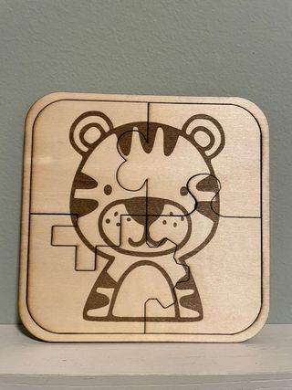 Puzzle in legno per bambini con animali