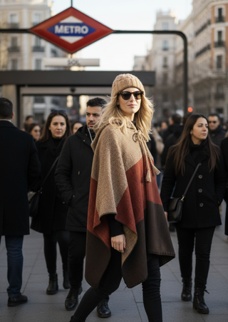 Ruana Colombiana Unisex