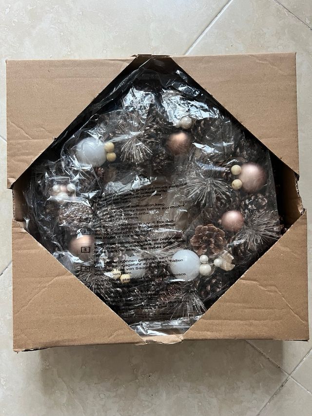 Corona Navideña Leroy Merlin