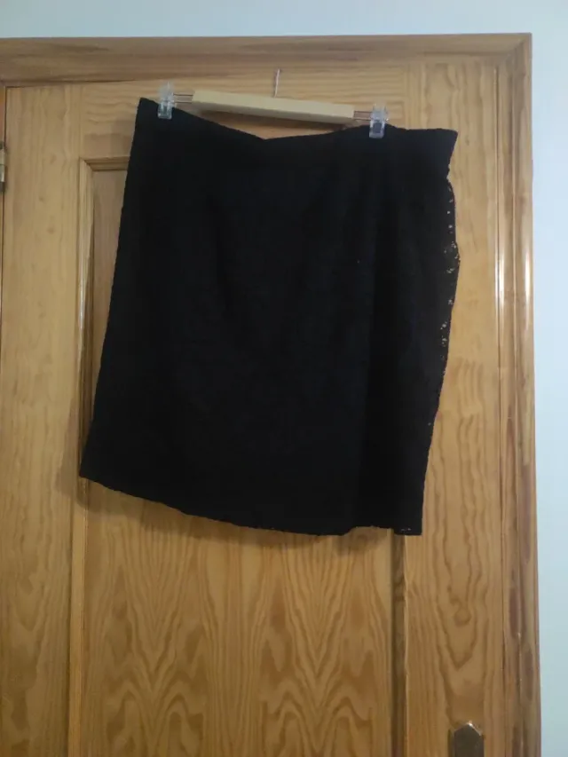 Conjunto negro de encaje