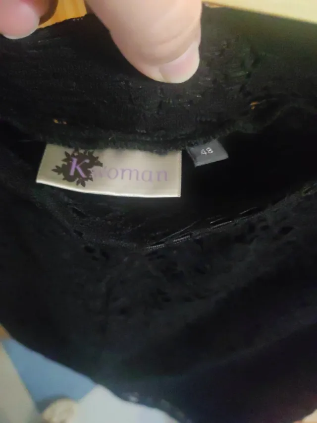 Conjunto negro de encaje