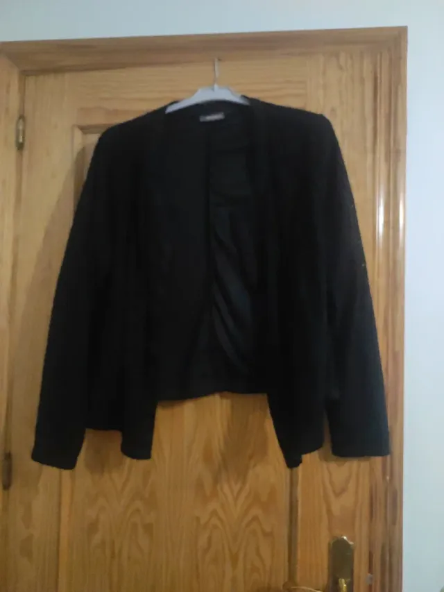 Conjunto negro de encaje