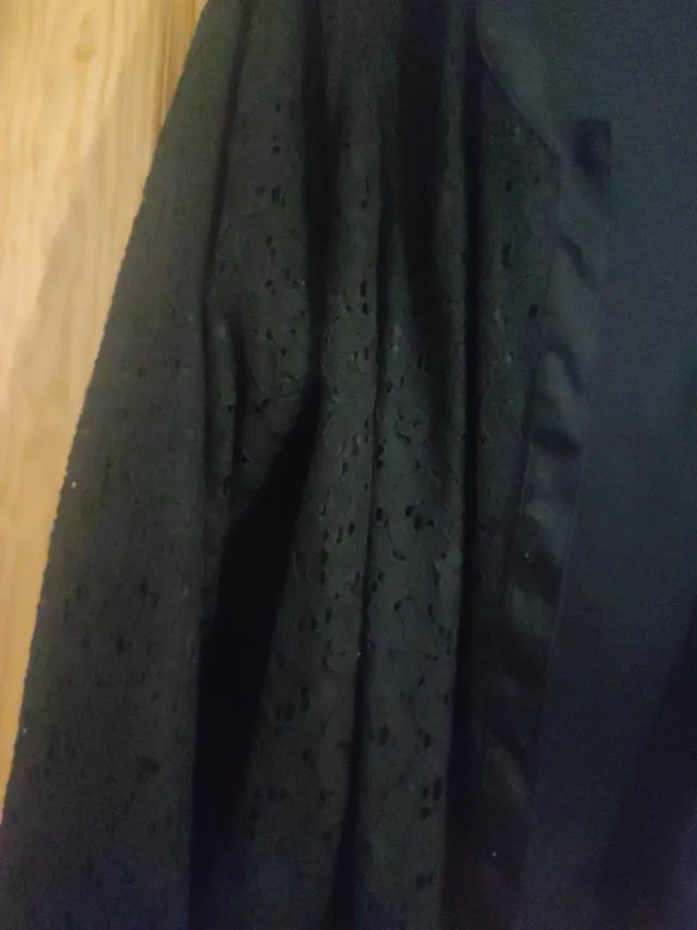 Conjunto negro de encaje