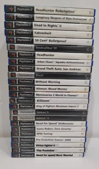 Gran lote de 24 juegos PlayStation2
