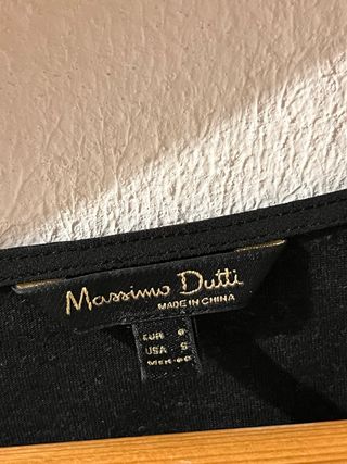 Blusa Massimo Dutti manga larga detalle