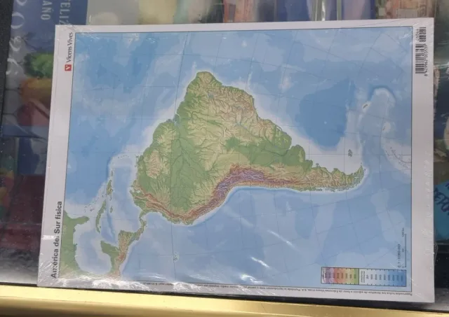 Mapas mudos físicos.