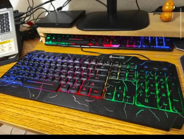 ⌨️⚡ Teclado gaming retroiluminado RGB ⌨️⚡