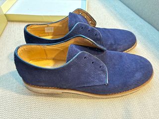 Zapatos niño azul ante talla 39