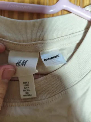 Camiseta The Ramones Mujer , h&m Talla S