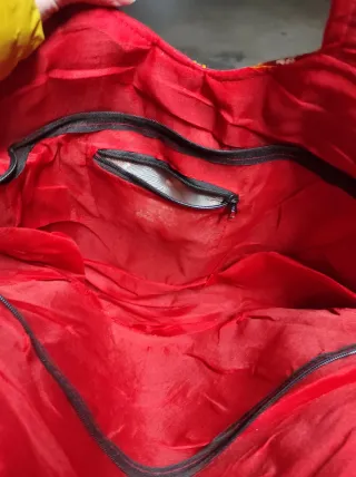 Bolso artesanal bordado elefante