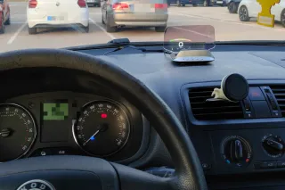 HUD para coche con GPS y OBD2