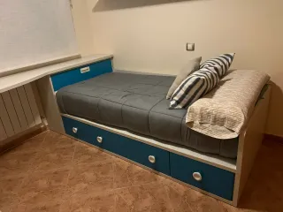 HABITACIÓN JUVENIL COMPLETA (Colchón incluido)