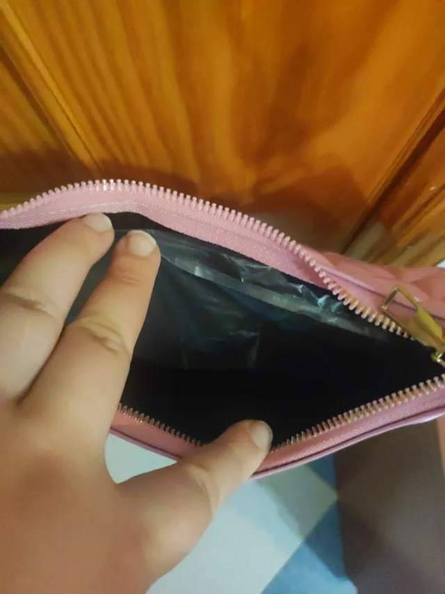 Bolso rosa acolchado