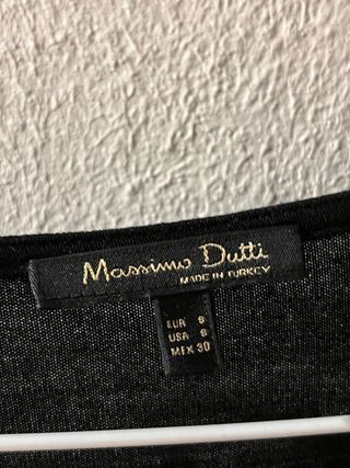 Camiseta Massimo Dutti manga encaje
