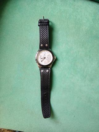 Reloj Racer R300 Clásico Deportivo Negro/Plata