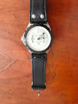 Reloj Racer R300 Clásico Deportivo Negro/Plata
