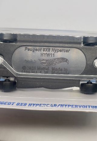 Hot Wheels Peugeot 9X8 Hypercar 2025