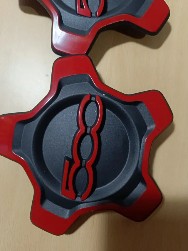 Set de 2 Tapas de Buje Fiat 500 Nuevas