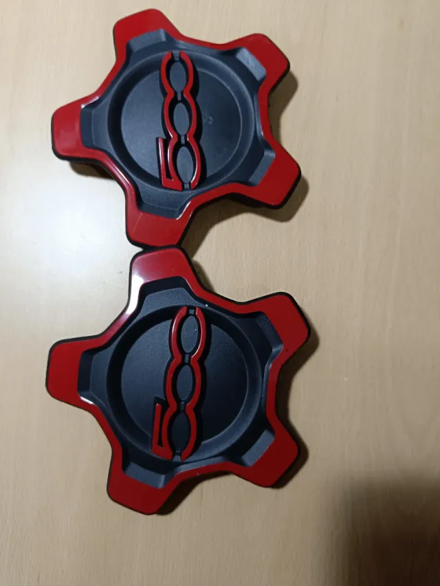Set de 2 Tapas de Buje Fiat 500 Nuevas