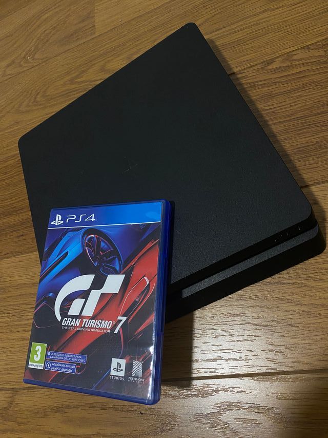 PLAY 4 slim 1TB + Gran Turismo 7 + PES 21