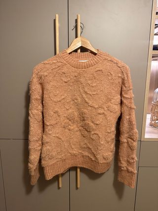 Jersey Mango Rosa Brillos Talla XS