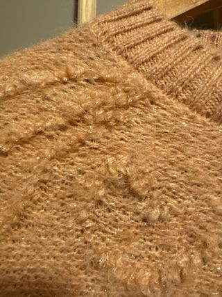 Jersey Mango Rosa Brillos Talla XS