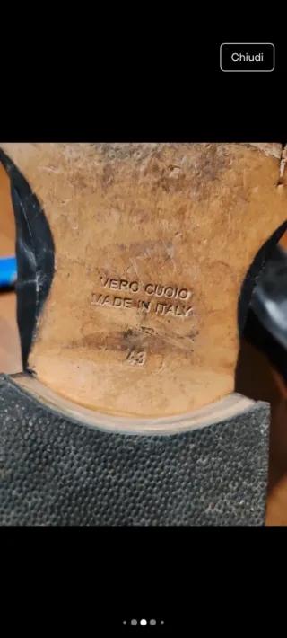 Stivali vero cuoio Damy Neri Tg 43