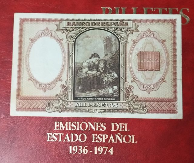 Billete 1000 Pesetas 1940 El Banco de España