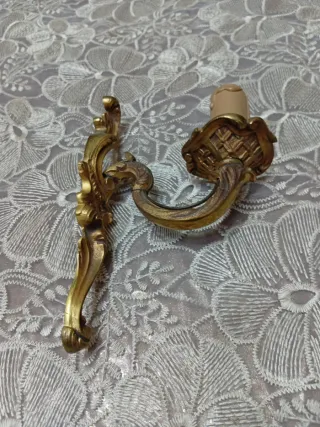 Applique da parete bronzo/ottone antico