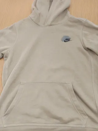 Sudadera Nike Beige y Gris