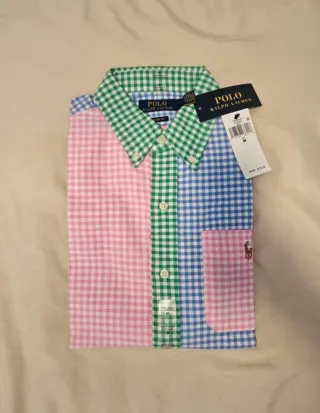 Polo Ralph Lauren Camisa Manga Corta Cuadros
