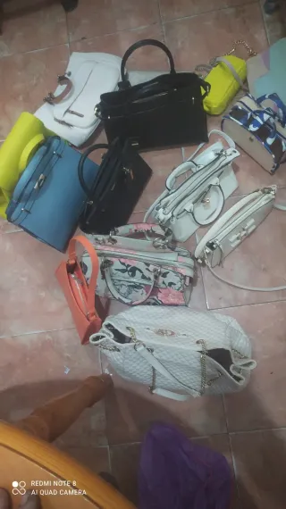 Lote de bolsos varios colores