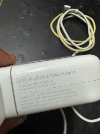 Cargador Apple Magsafe 2 85W A1424 Macbook Pro Air