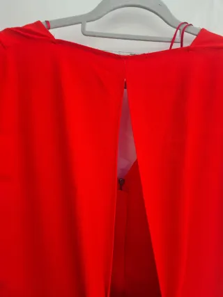 Mono Zara Rojo Cremallera Delantera