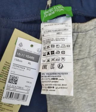 Pantalón chándal Benetton 8-9 años 140 cm