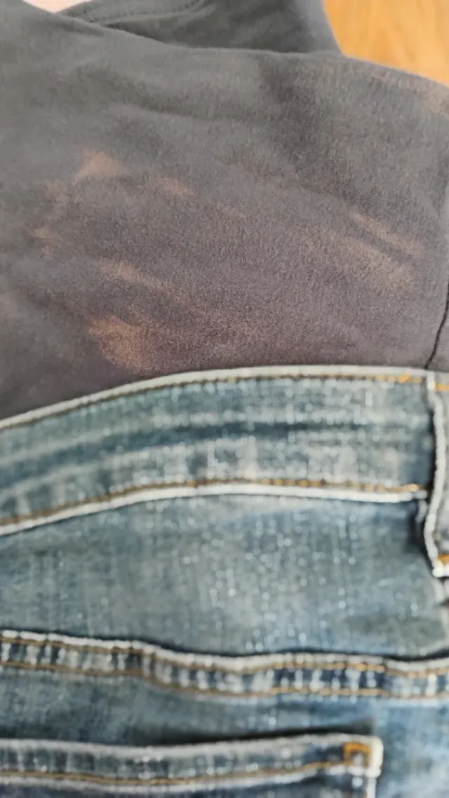 Pantalón vaquero premamá azul