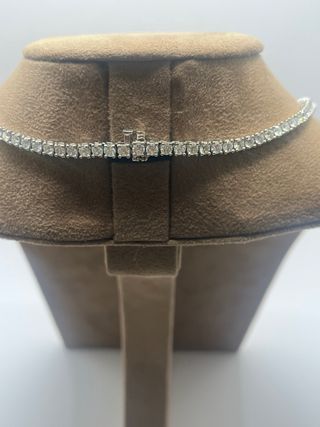 Cadena Riviera Oro 14kts con Colgante Cruz