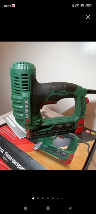 Grapadora Eléctrica Parkside PET 25 C3 A estrenar