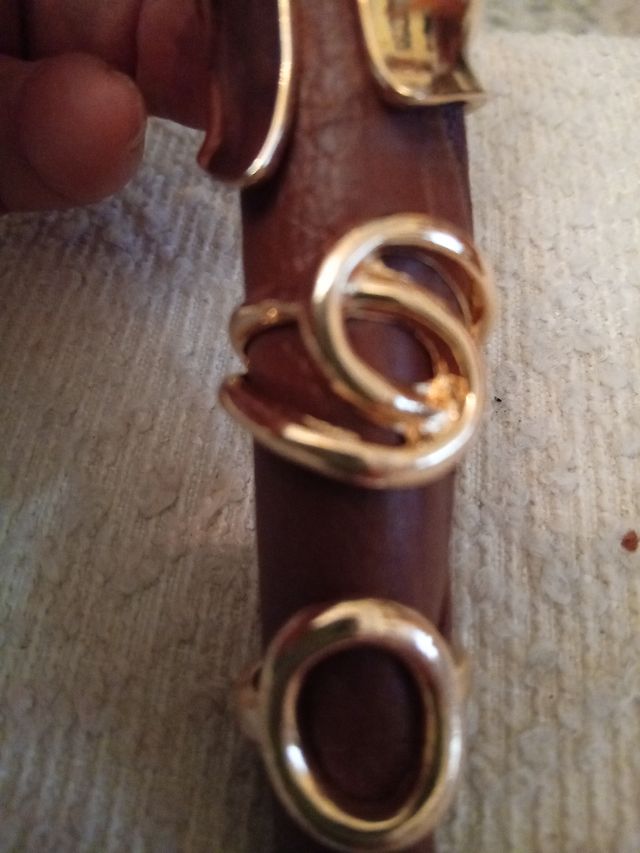 Aros dorados y anillos