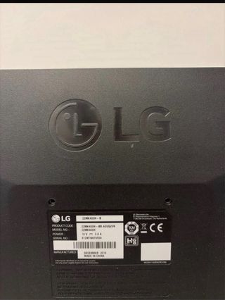 Monitor LG 22 pollici nero