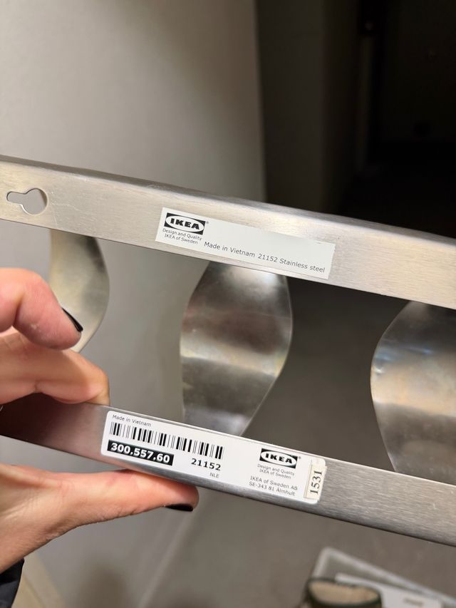 Vinoteca Ikea 21152 Acero Inoxidable