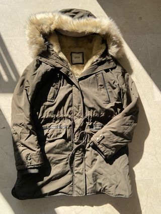Parka PIMKIE verde militar talla M