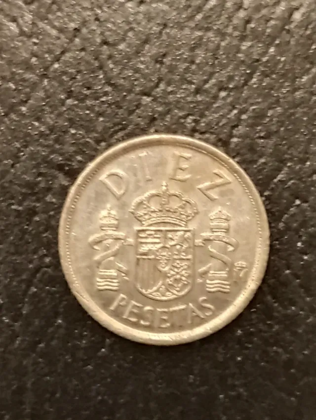 Lote 10 monedas de pesetas - Juan Carlos I