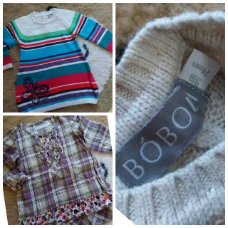 2 Abiti Boboli bimba 9 mesi