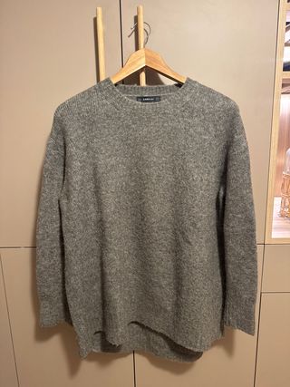 Jersey Zara Oversize Gris Talla S