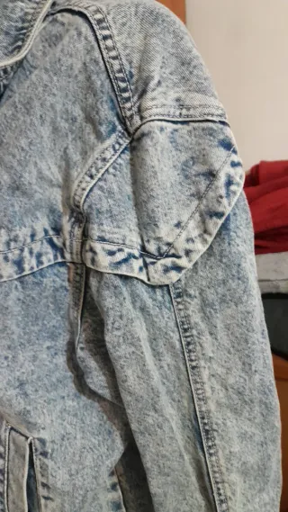 Cazadora Vaquera Ochentera Pull&Bear Mujer