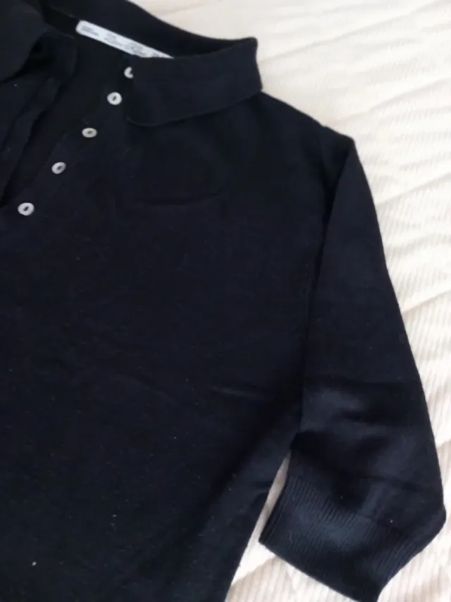 Jersey Zara Knit Negro Talla S