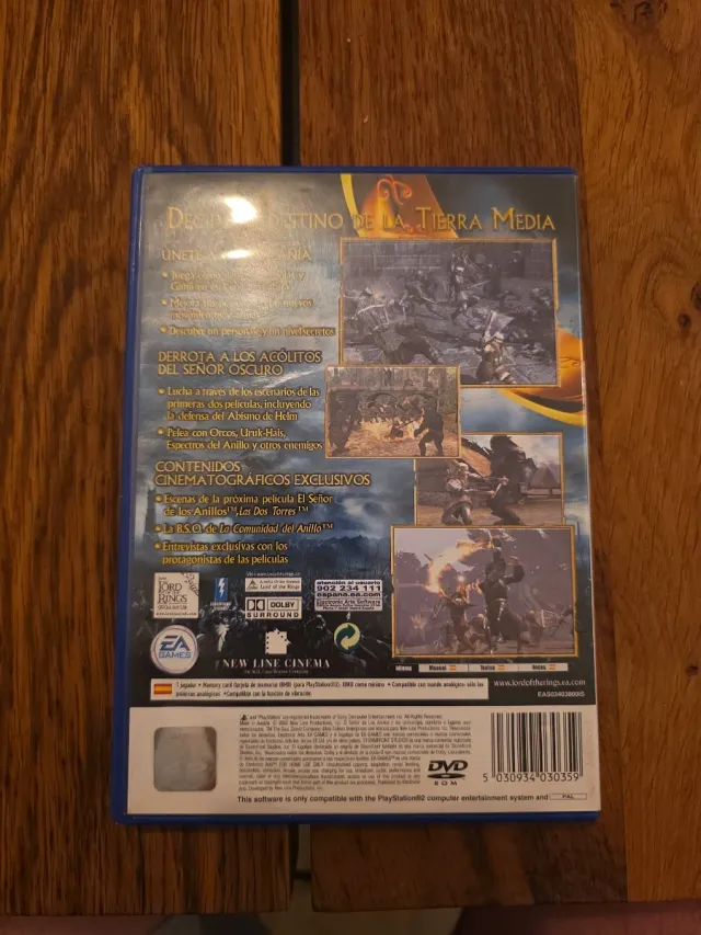 PS2 O Senhor dos Anéis: As Duas Torres