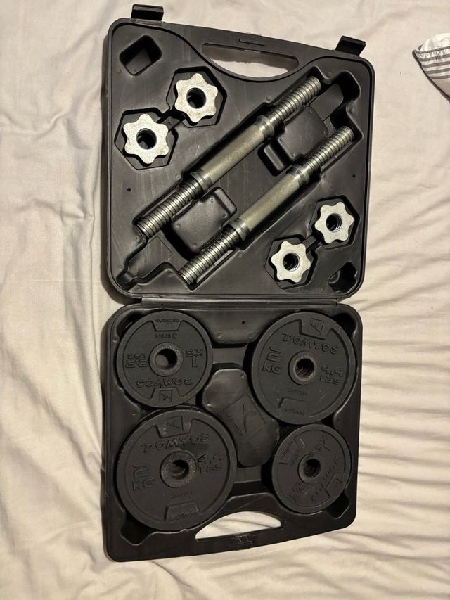 Kit Pesas 20kg Maletín Decathlon